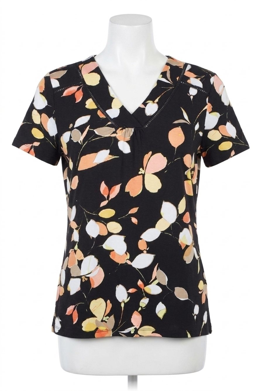 NEW TRIBAL emily top in papaya